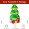 10ft Inflatable Christmas Tree Pre-Lit Outdoor Holiday Décor with Color Changing Star and Easy Setup